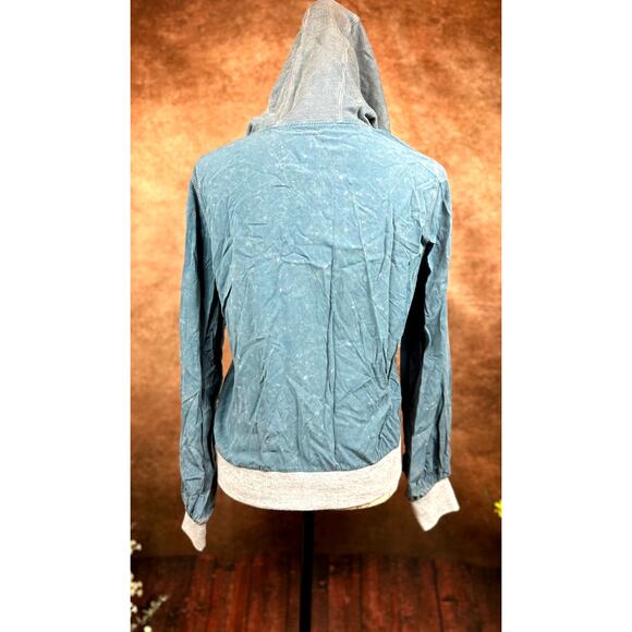 Chaser Coastal Cloth Zip Up Hoodie Jacket - Vintage Blue - size S - Picture 7 of 14